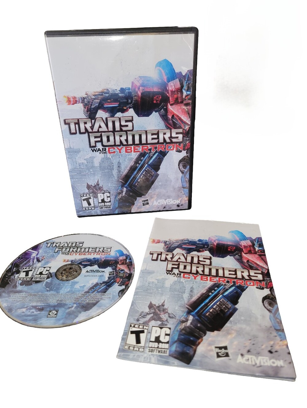 Transformers: War for Cybertron PC Game – Complete in Box (CIB) with Key Code